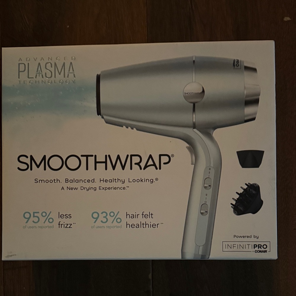 SmoothWrap Hair Dryer - Silver